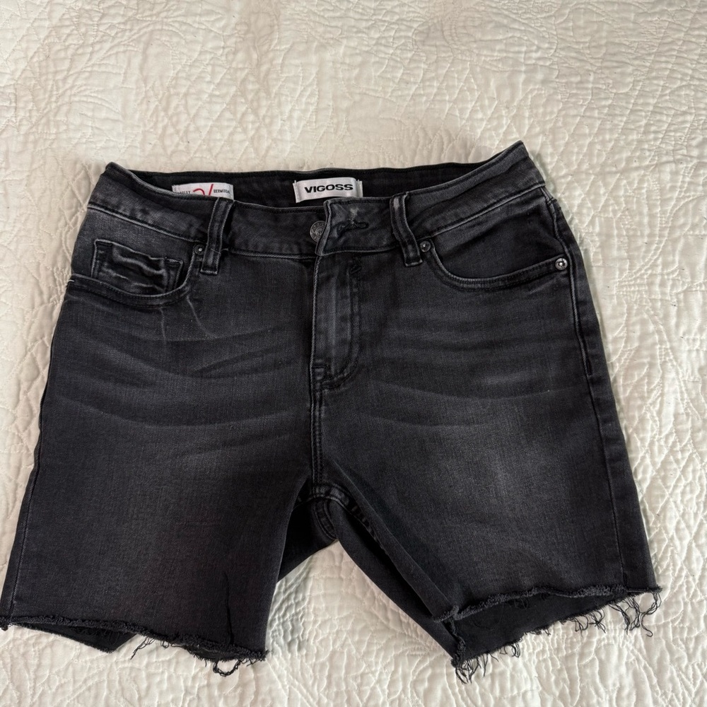 Vigoss Black Jean Shorts for Women